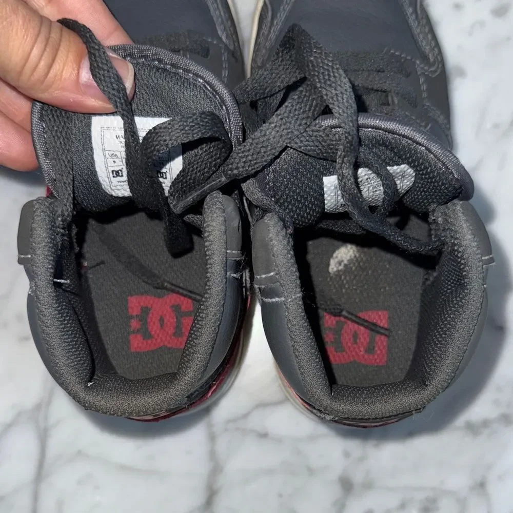 DC Toddlers Gray Spark High RS High Top Size 9